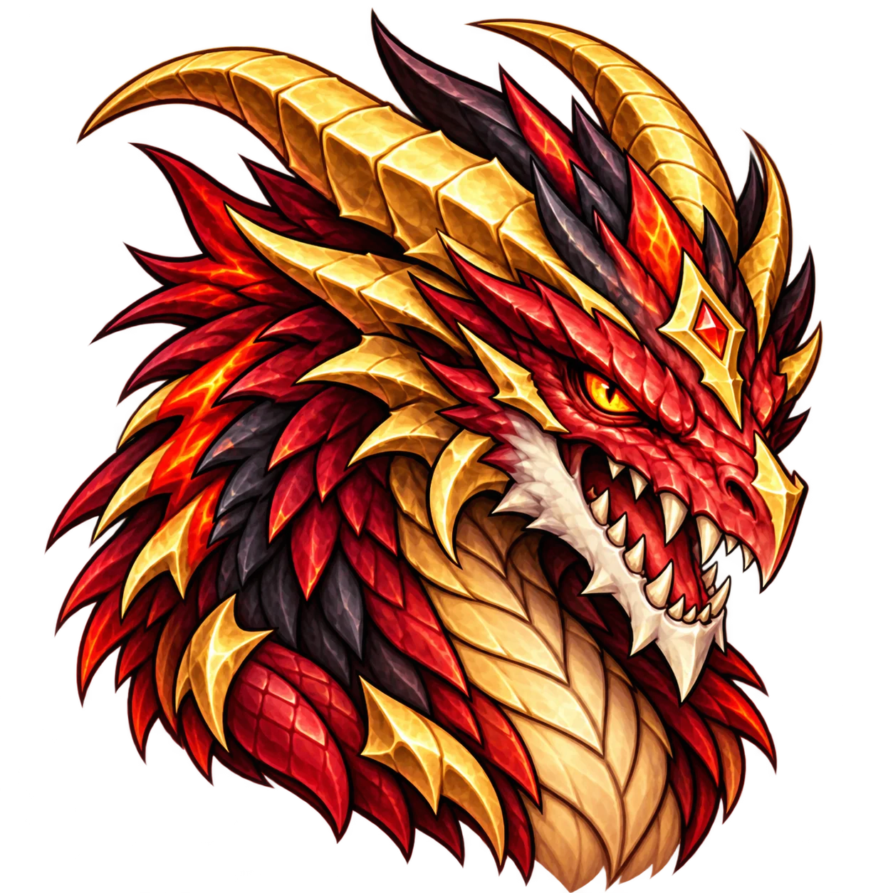 Emblema do dragão de Quimera Idle